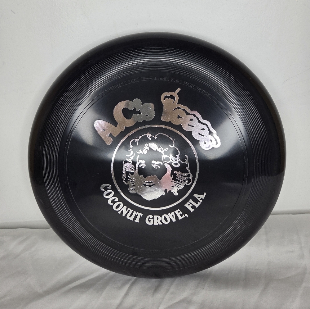 A.C's Icees Black Coconut Grove Frisbee
